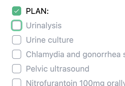 Unselected clickable line in Dilato template