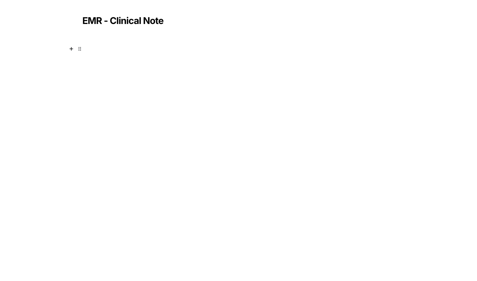 Inserting a note into EMR using the Dilato insert button